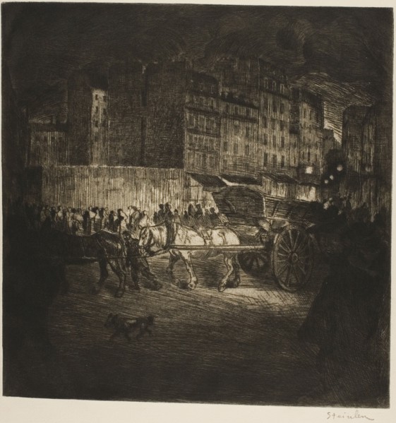 The Rubbish Cart, 1902.