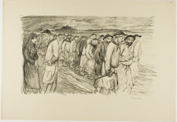 Coming out of the mine, 1907.