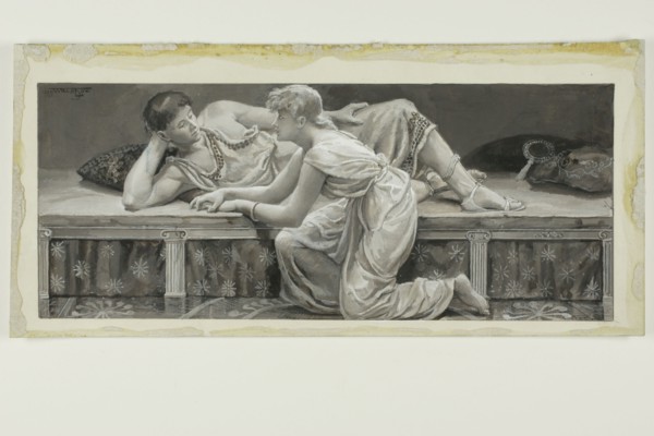 She Nothing Said, But Pale and Meek, Arose and Knelt Before Him, 1885.