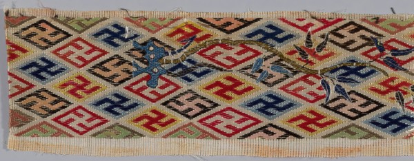 Band (from Woman's Trousers or Robe), China, 1875/1900. Detail from a larger artwork.