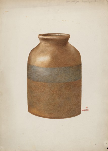 Stone Fruit Jar, 1935/1942.