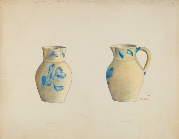 Stoneware Cream Pitcher, 1935/1942.