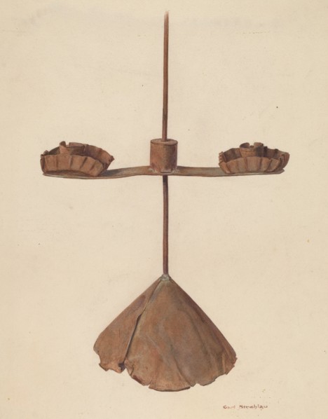 Candlestick, c. 1940.