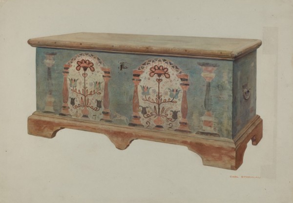 Pa. German Chest, c. 1939.