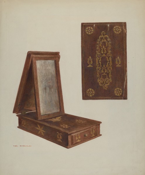 Pa. German Toilet Box, c. 1939.