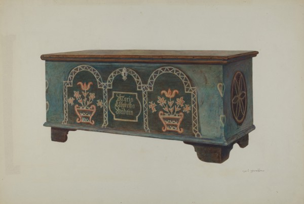 Pa. German Chest, c. 1940.