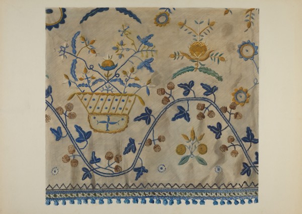 Embroidery, c. 1941.
