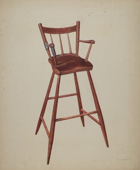 Child's High Chair, 1939.