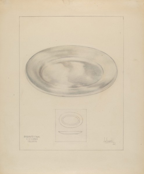 Server Dish, c. 1936.