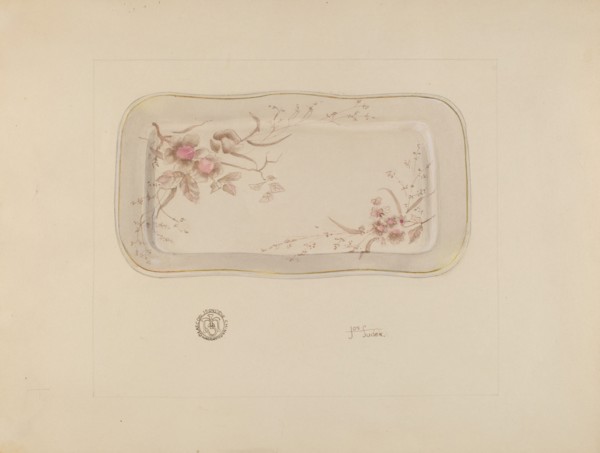 Dinner Tray, c. 1937.