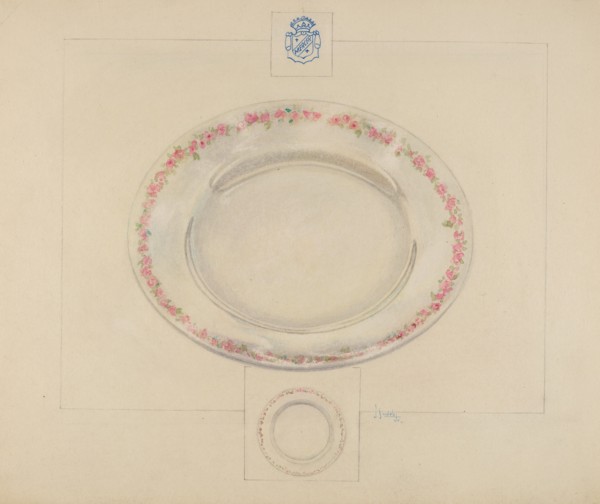 Cake Saucer, c. 1936.