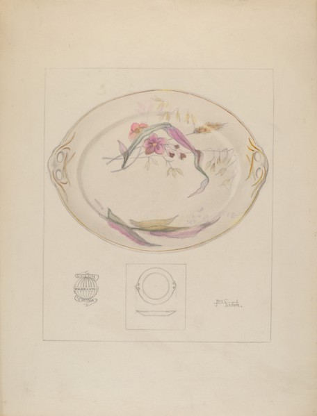 Platter, c. 1937.
