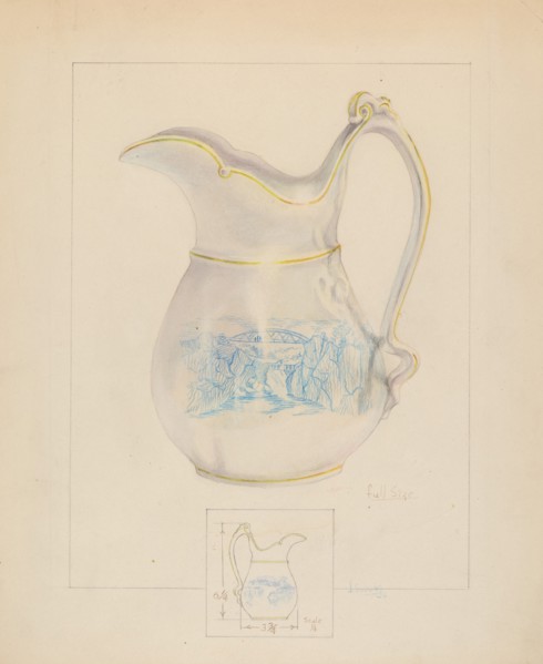 Cream Pitcher, c. 1936.