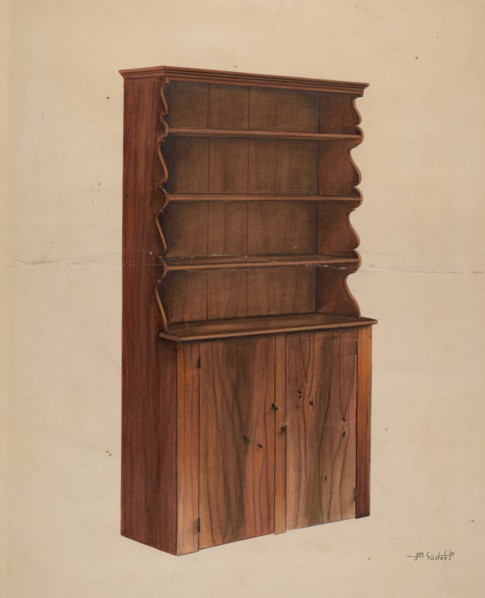 Kitchen Cupboard, c. 1938.