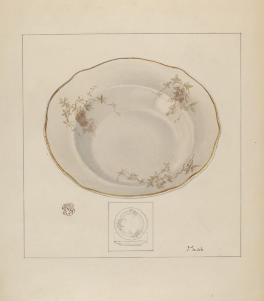 Dinner Platter, c. 1937.