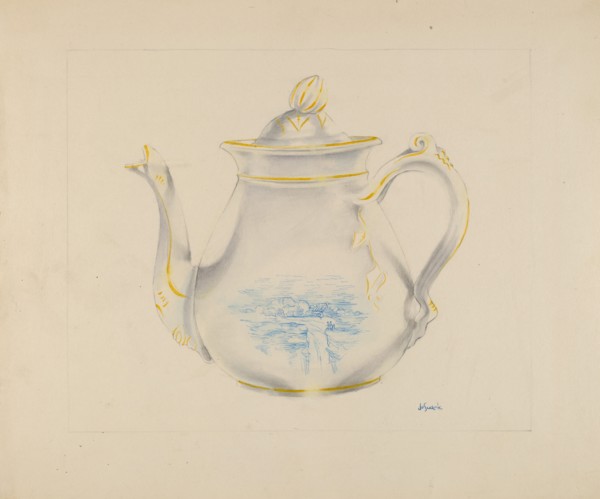Teapot, probably 1936.