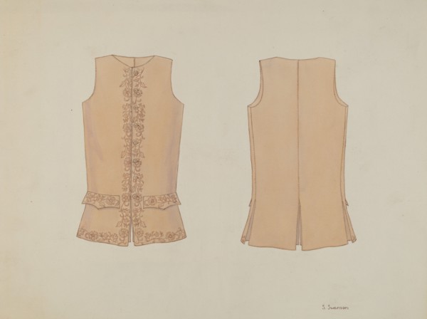 Boy's Waistcoat, c. 1936.