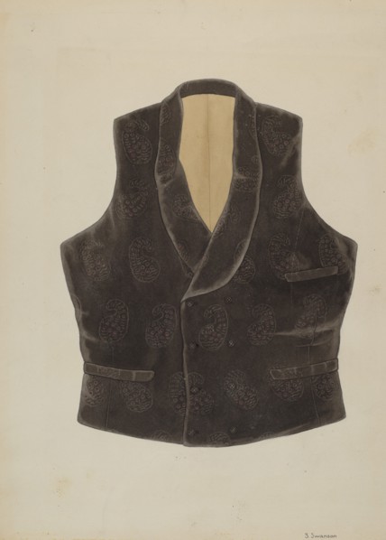 Waistcoat, c. 1936.