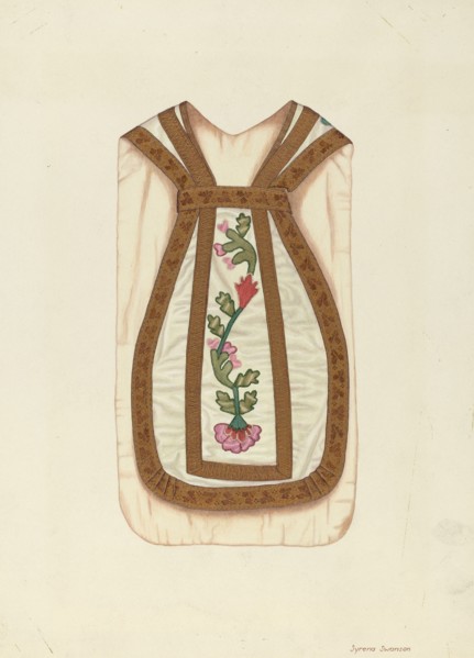 Ecclesiastical Vestment, c. 1937.