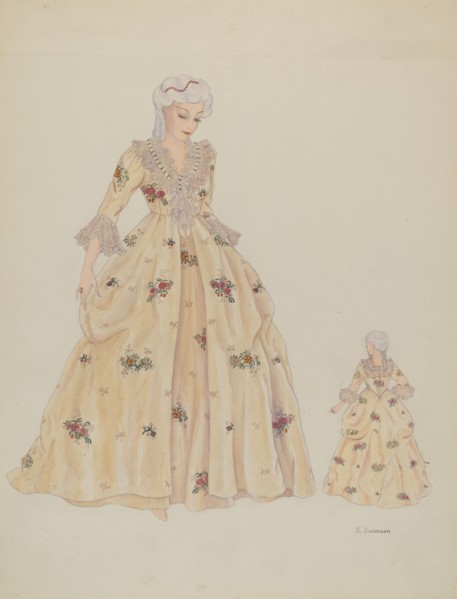 Dress, c. 1936.