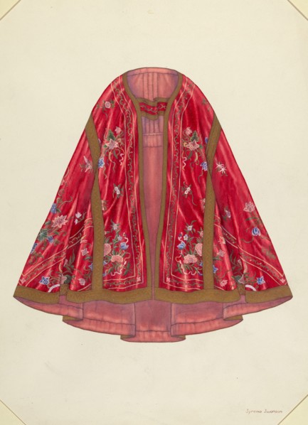 Ecclesiastical Vestment (front view), c. 1940.