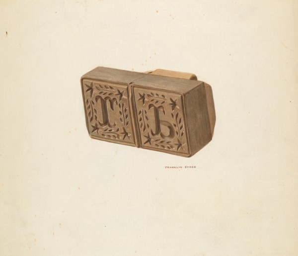 Butter Mold, c. 1940.