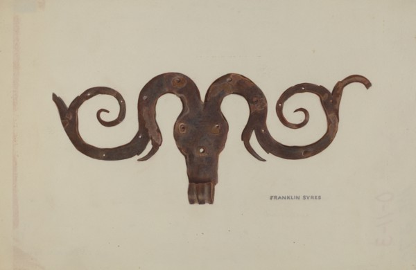 Moravian Hinge, c. 1939.
