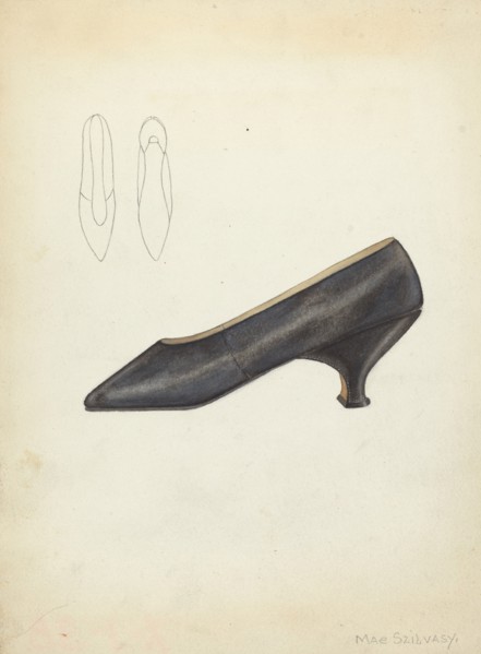 Shoe, c. 1940.