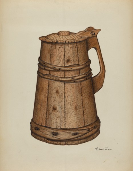 Wood Tankard, 1940.