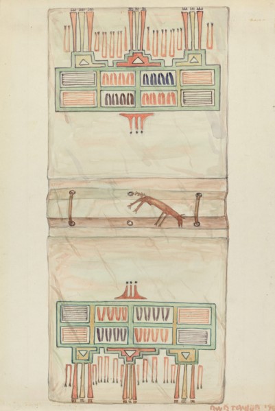 Parchment Book Cover, 1935/1942.