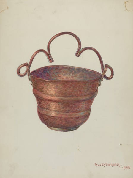 Holy Water Bucket, 1936.