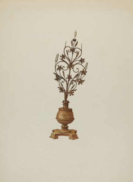Candelabrum, c. 1937.