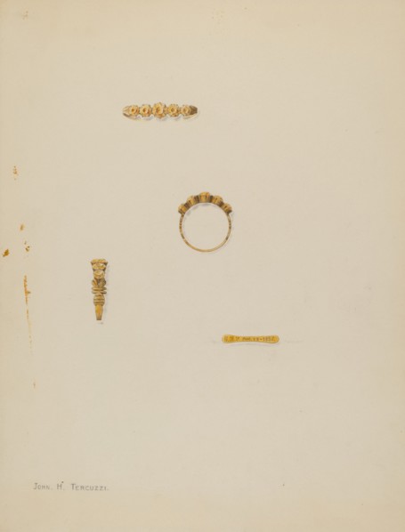 Topaz Ring, c. 1938.