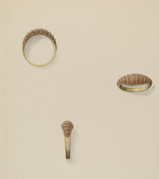 Hair Ring, c. 1937.