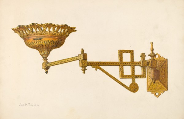 Lamp Bracket, c. 1942.