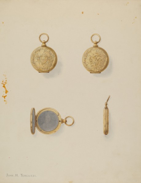 Locket, c. 1937.