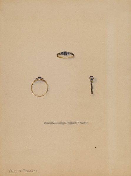 Mourning Ring, c. 1936.