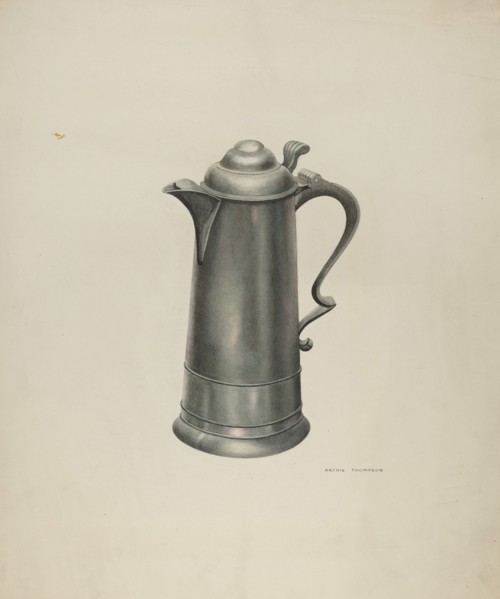 Pewter Flagon, 1935/1942.