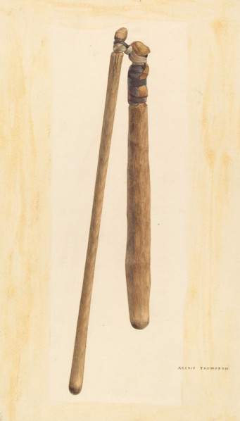 Bishop Hill: Flail, c. 1939.
