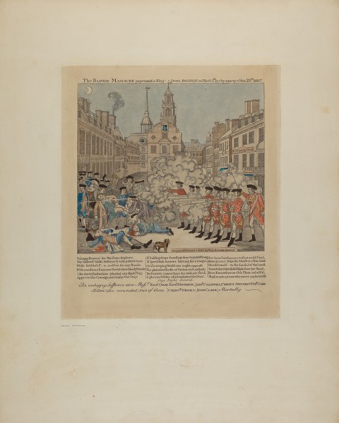 Paul Revere Print, 1940.
