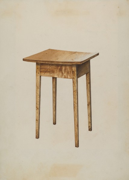 Utility Table, 1937.