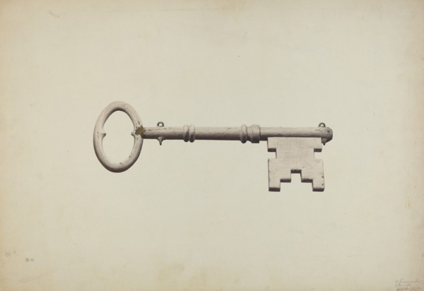 Shop Sign Key, 1935/1942.