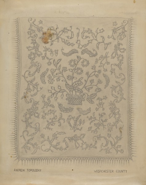 Bedspread, c. 1937.