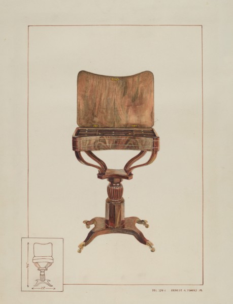 Sewing Table, c. 1938.