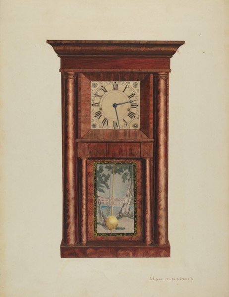 Mantel Clock, c. 1939.