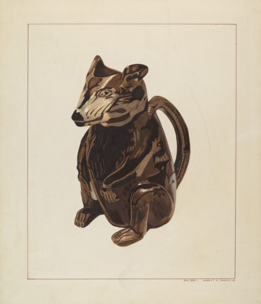 Possum Pitcher, c. 1938.