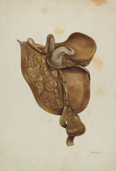 Saddle, c. 1937.