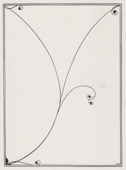 Cover Design for Dowson's Verses, 1896. Creator: Aubrey Beardsley.