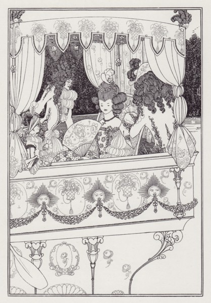 The Barge, 1895-1896. Creator: Aubrey Beardsley.