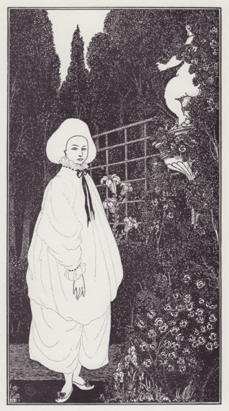 Frontispiece to The Pierrot of the Minute, 1897. Creator: Aubrey Beardsley.